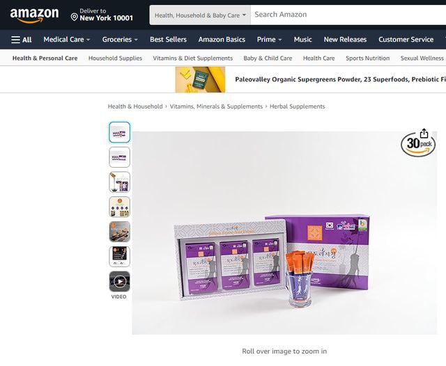 Produk Mok Doraji Cheong di Amazon